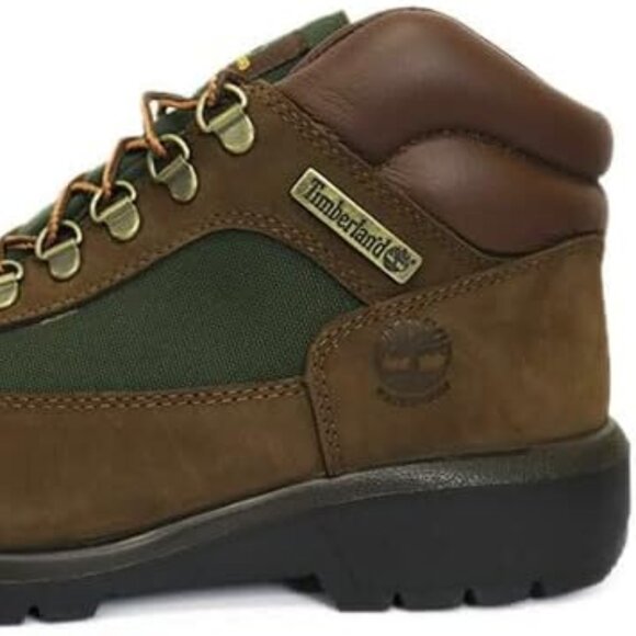 TIMBERLAND MEN\'S FIELD BOOT WP L/F MID BOOT DARK BROWN NUBUCK A18A6-D47 main image 5